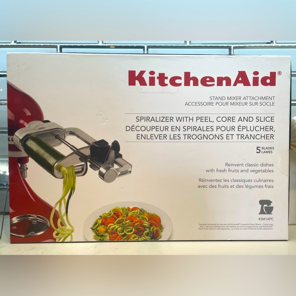 KitchenAid 5 Blade Stand Mixer Attachment - Spiralizer NEW